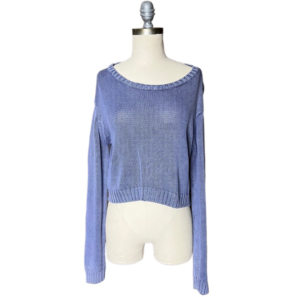 Delia*s Slouchy Cropped Sweater size L